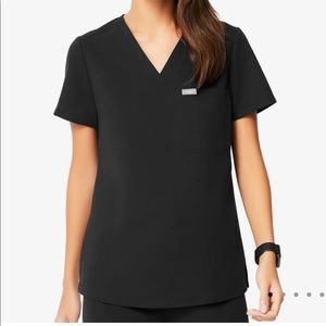 Figs Catarina scrub top size small. Black.